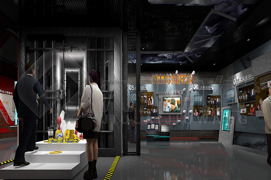 反腐倡廉宣傳館方案，網(wǎng)上3d反腐倡廉文化教育展館，聲光電反腐倡廉基地，墻面互動投影系統(tǒng)，互動答題系統(tǒng)，互動滑軌屏