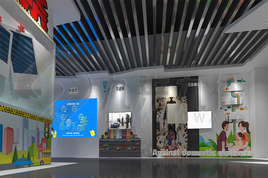 道德與法制，法制教育展廳，裝修公司，司法局法治文化示范展館，設(shè)計(jì)平面圖