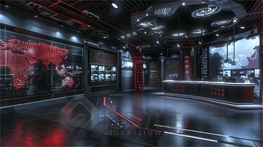 沉浸式國防宣教展廳設(shè)計(jì),高科技軍事展覽館建設(shè),智能國防教育展館設(shè)計(jì)公司