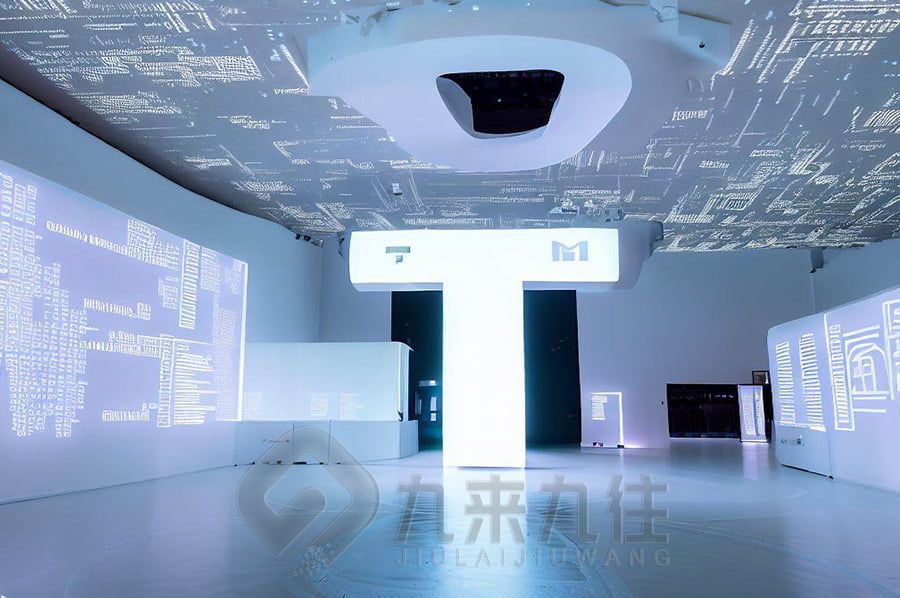 智慧企業(yè)產(chǎn)品體驗館設(shè)計,數(shù)字化企業(yè)展廳施工方案,九來九往多媒體展覽館建設(shè)計公司