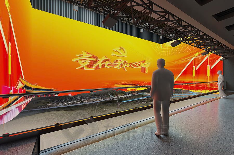 沉浸式黨性教育展館設(shè)計,現(xiàn)代互動展廳施工方案,數(shù)字化黨性展覽館建設(shè)