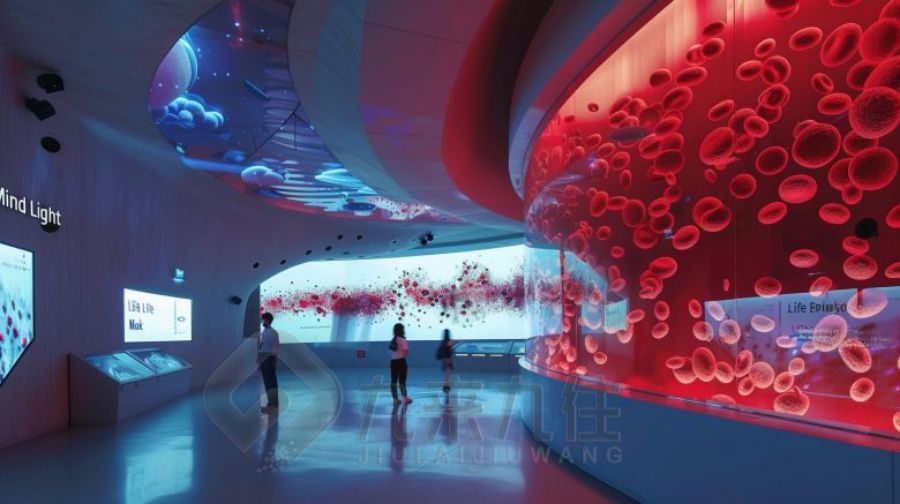 聲光電眼健康科普教育基地設(shè)計(jì),現(xiàn)代環(huán)保展廳施工方案,九來九往文化科技展覽館建設(shè)計(jì)公司