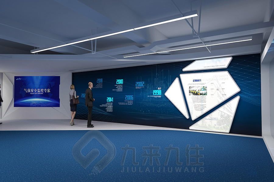 多媒體企業(yè)文化展廳施工圖,數(shù)字化企業(yè)展館設(shè)計,智能互動展覽館建設(shè)