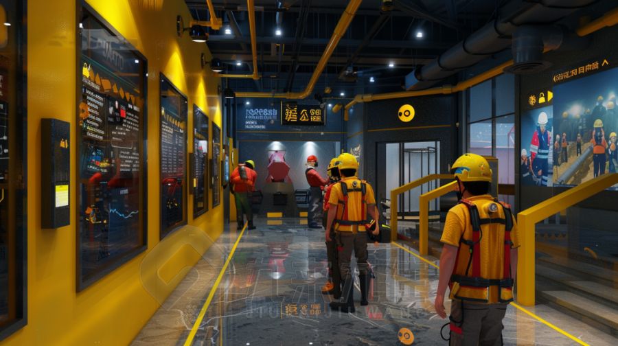 高科技安全實(shí)踐館設(shè)計(jì),數(shù)字化安全展覽館施工,智能安全體驗(yàn)館裝修方案