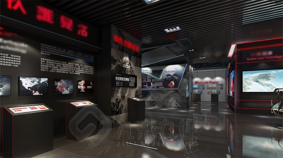 陸軍武器博物館設計,現代展覽館施工方案,多媒體互動展覽館裝修公司
