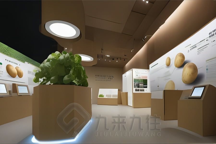 互動種植業(yè)館設計,環(huán)保展覽館施工方案,數(shù)字化農(nóng)業(yè)展覽館裝修公司