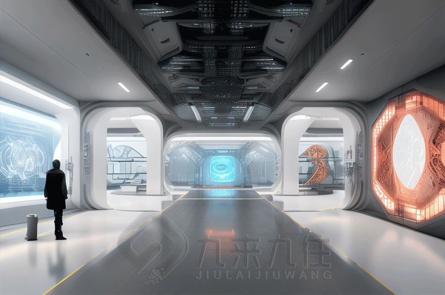 聲光電集團文化展館設計,數(shù)字化展覽空間施工,智能化展廳裝修