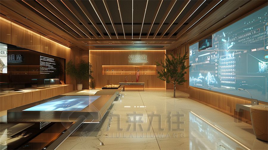 高科技外貿(mào)展館設(shè)計,互動數(shù)字化展廳施工,多媒體智能展覽館建設(shè)