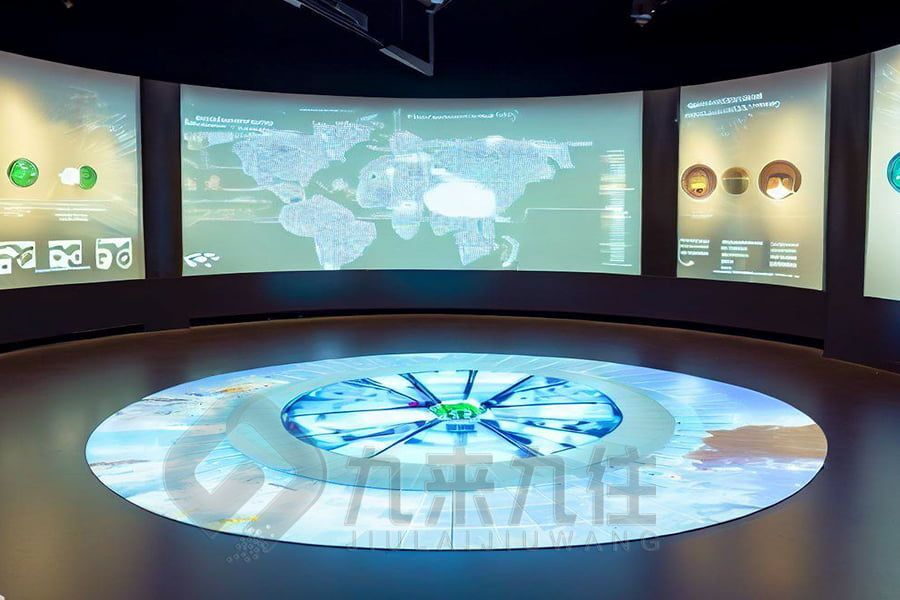 現(xiàn)代多媒體展廳設(shè)計(jì),數(shù)字化展覽館施工,互動(dòng)展示空間建設(shè)方案