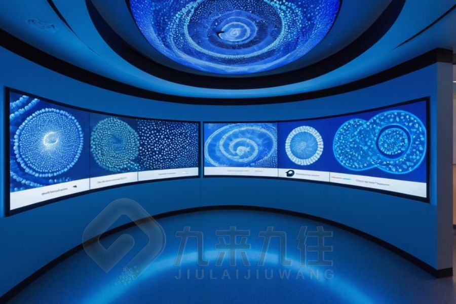 數(shù)字化外科科普展廳設計,智慧醫(yī)療展覽館建設方案,多媒體醫(yī)療科技展覽館設計公司