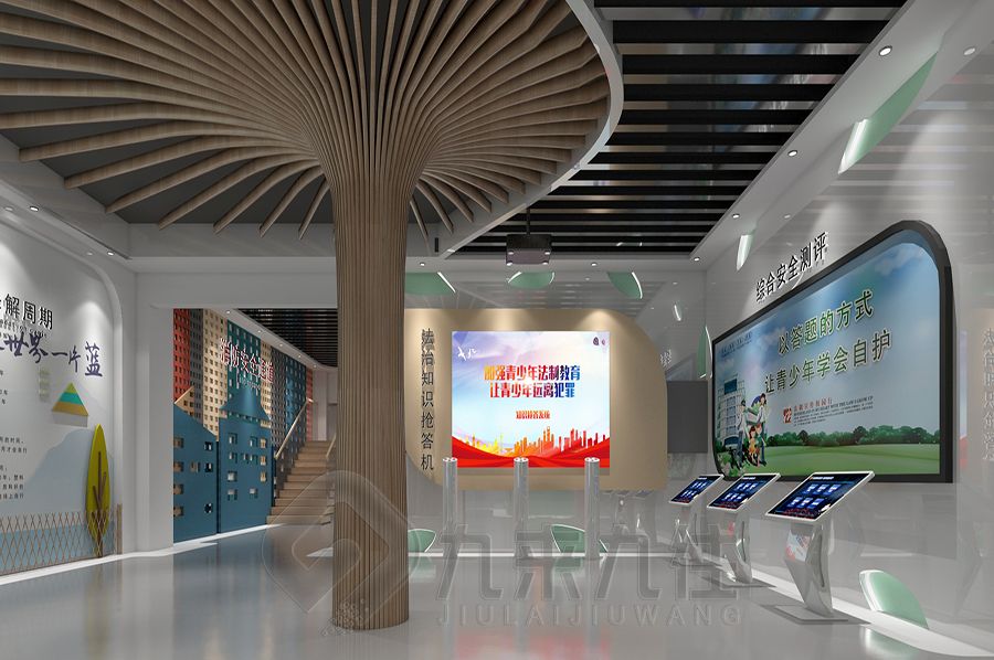 數(shù)字化法治教育展廳建設(shè), 高科技法治展廳設(shè)計(jì), 法治教育互動(dòng)展覽館