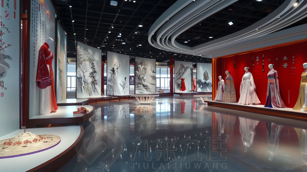 學(xué)校服裝展廳設(shè)計(jì)，美育美術(shù)展廳建設(shè)，虛擬仿真展廳設(shè)計(jì)方案