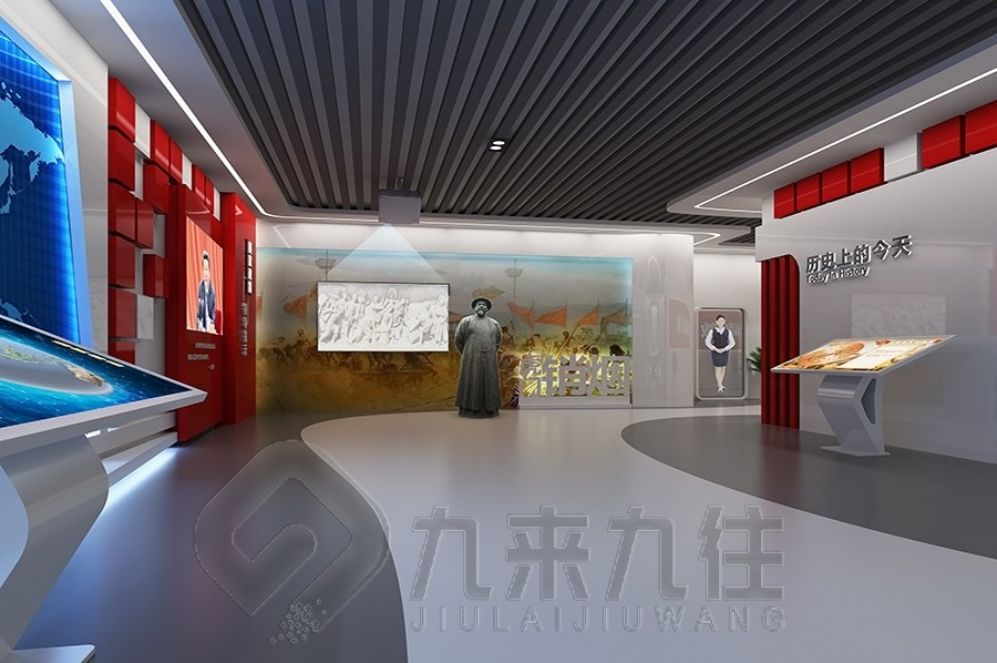 國(guó)防教育展廳設(shè)計(jì), 現(xiàn)代化展示方案, 創(chuàng)意互動(dòng)