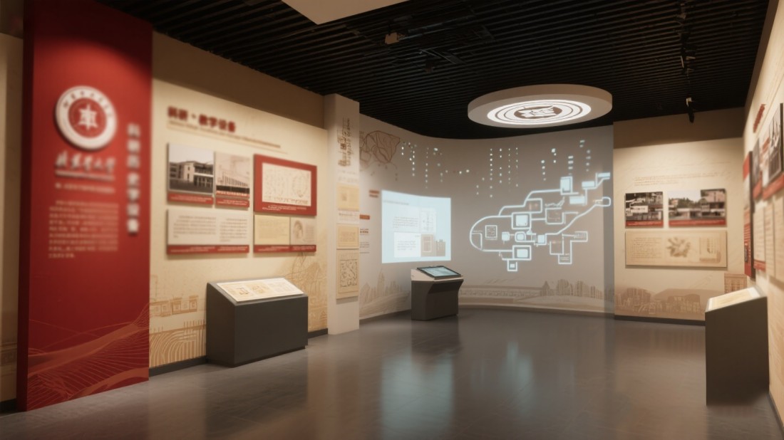 數(shù)字化校史館，校史展館