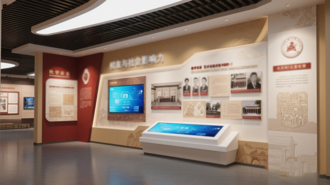 校園展覽館設(shè)計，校史展廳