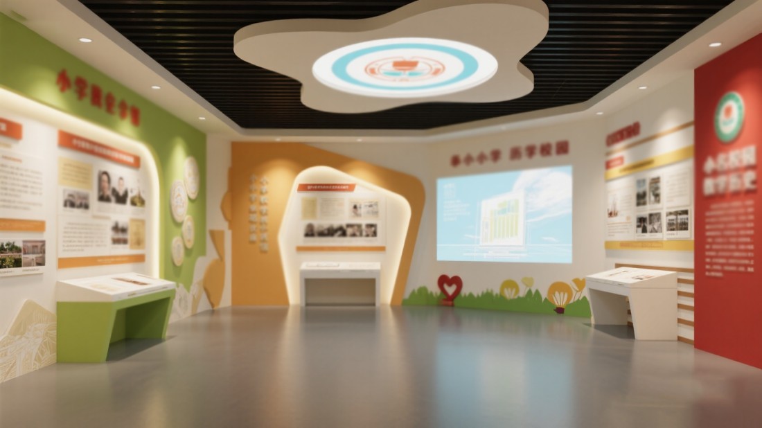 學(xué)校校史館設(shè)計(jì)，學(xué)校展館