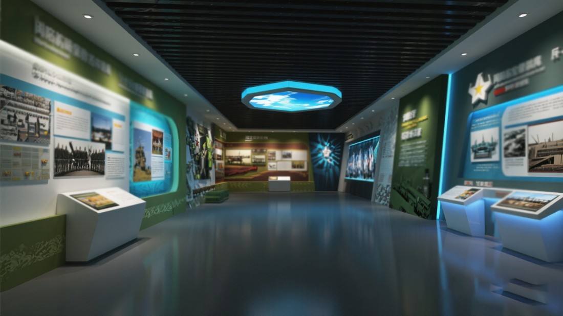 人防展廳效果圖，國防動員基地