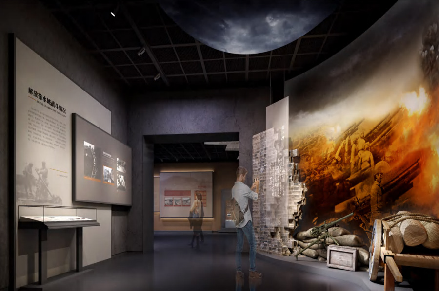 黨風廉政教育基地展廳效果圖