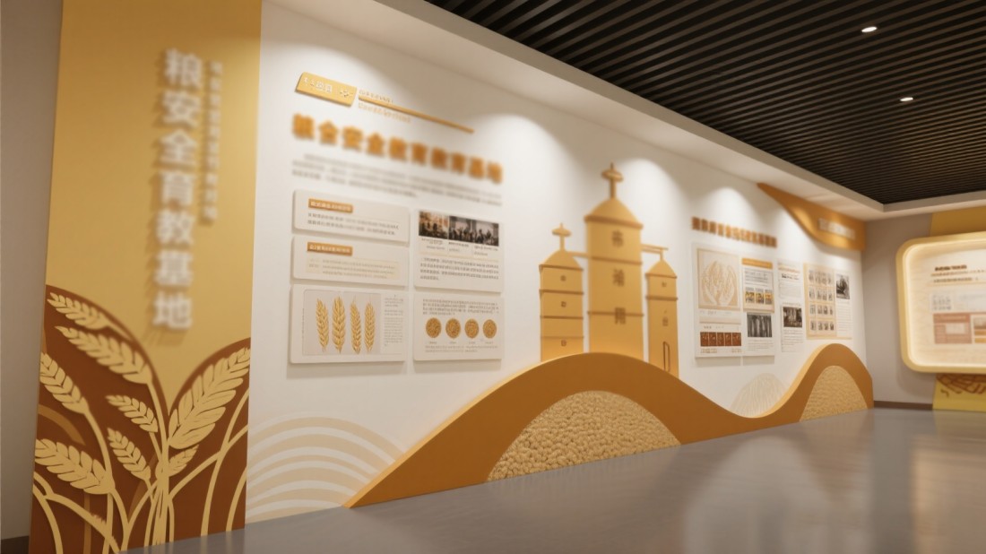 現(xiàn)代化糧食安全宣傳教育基地效果圖